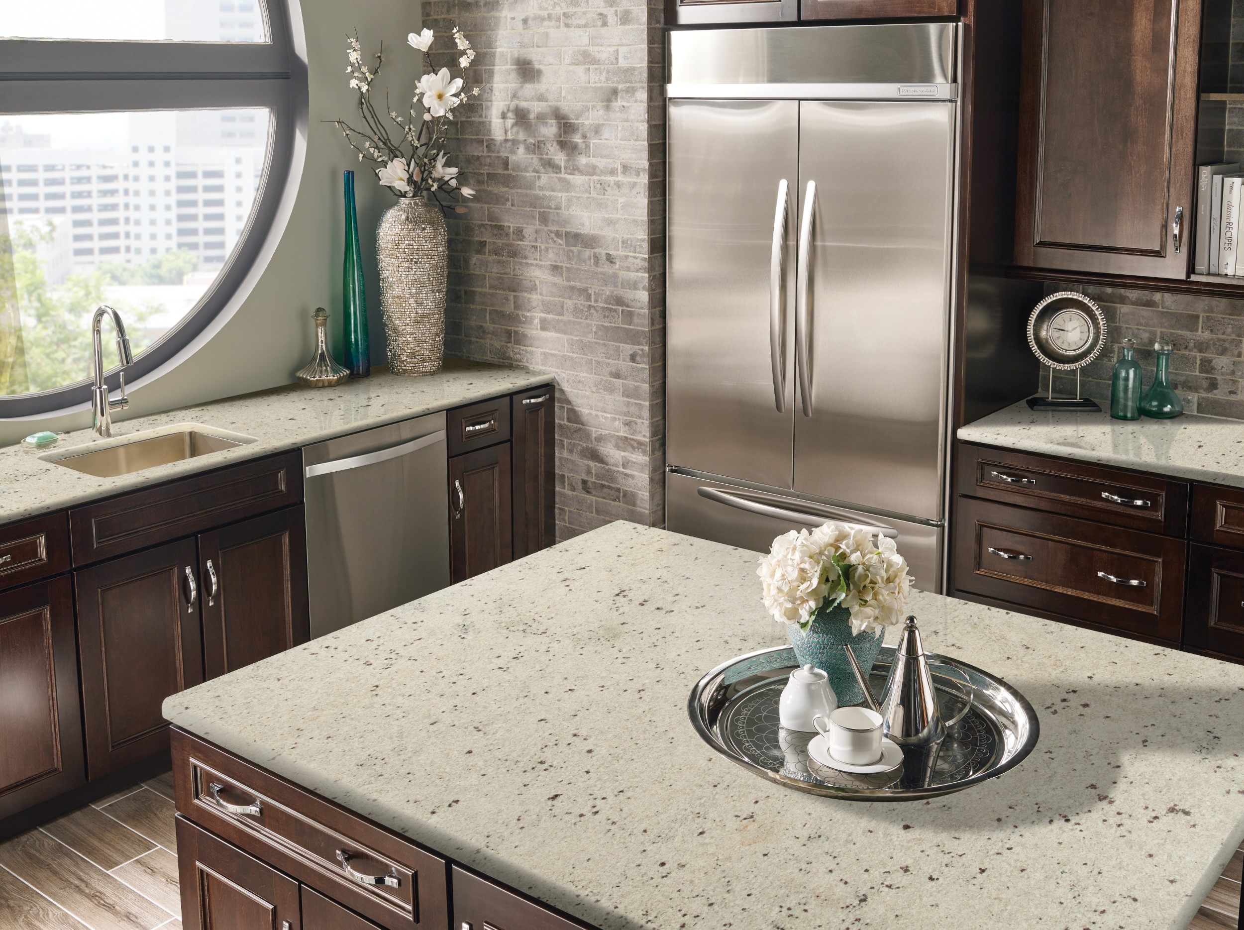 Granite Countertops Colonial White - Umbarè Lakewood Ranch Sarasota