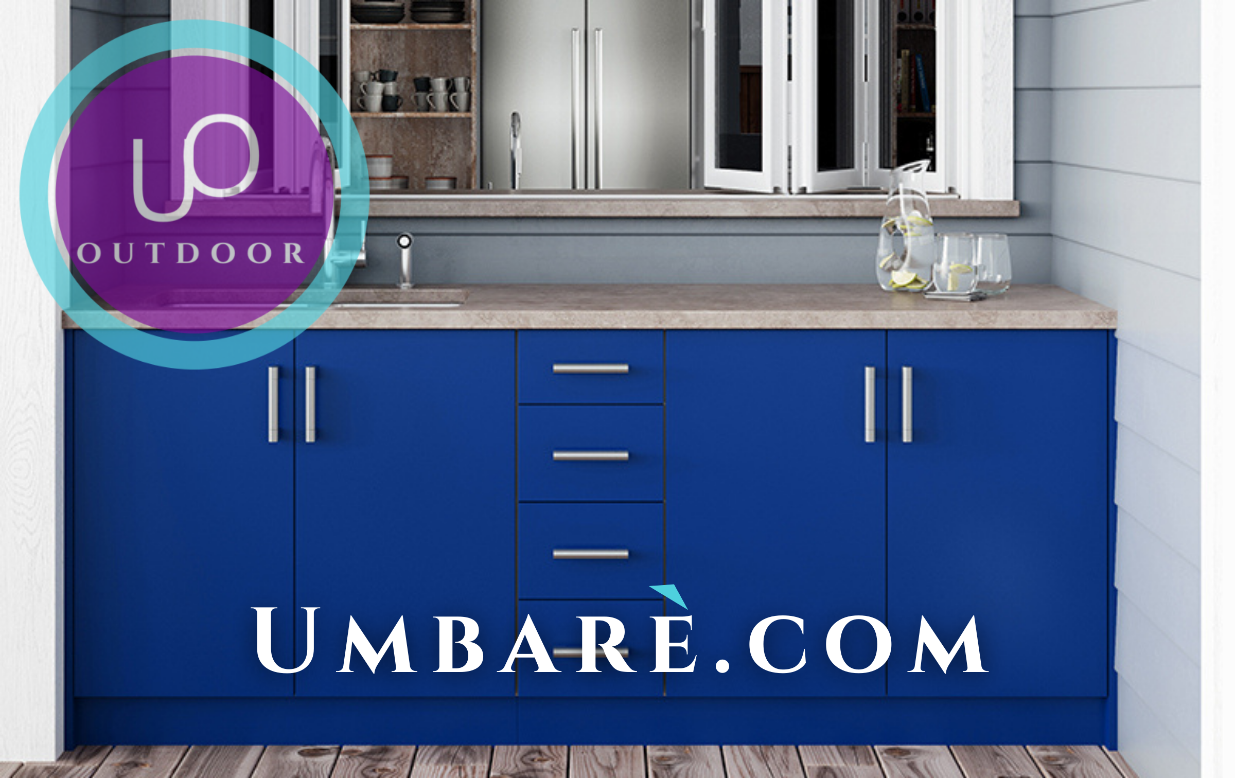 Outdoor Cabinets Reef Blue Umbare Home Remodeling Lakewood Ranch Sarasota Kitchen Bathroom Accent Wall Painting Flooring Outdoor Lakewood Ranch Remodeling Contractor